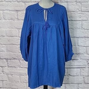 NWOT Mille Resort & Travel gauze babydoll dress